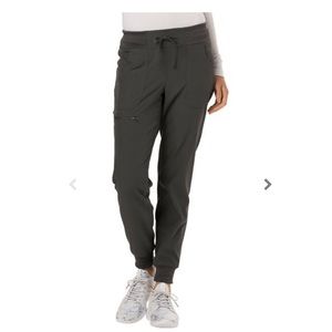 Heart soul dark gray jogger scrub bottoms